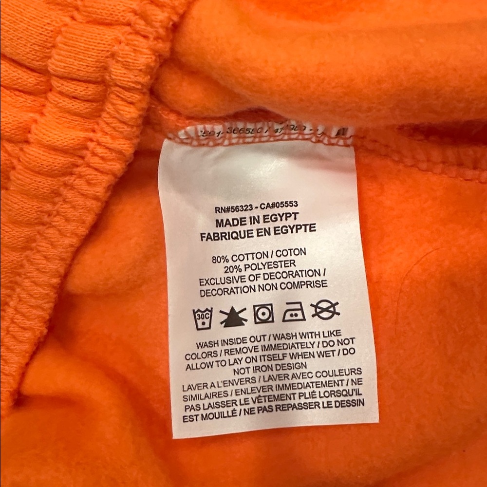 Nike Orange REC Club Women's Fleece Shorts - NWT Sz Small - Picture 5 of 5